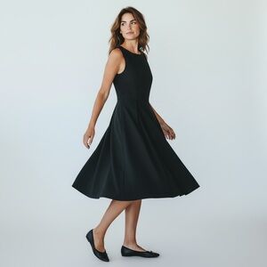 Ann Taylor size 0 black dress side zipper